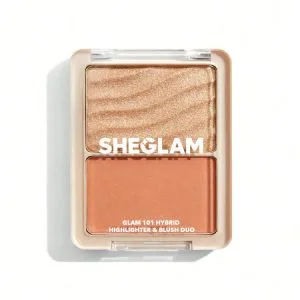 پالت هایلایتر و رژ گونه مدل GLAM 101 HYBRID شیگلم SHIGLAM