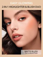 پالت هایلایتر و رژ گونه مدل GLAM 101 HYBRID شیگلم SHIGLAM - Image 4