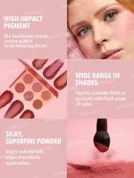 پالت رژگونه FLORAL FLUSH مدل Multicolor شیگلم SHIGLAM - Image 5