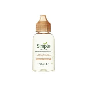 سرم پوست مایع رادیانس بوستر spf 30 سیمپل Simple