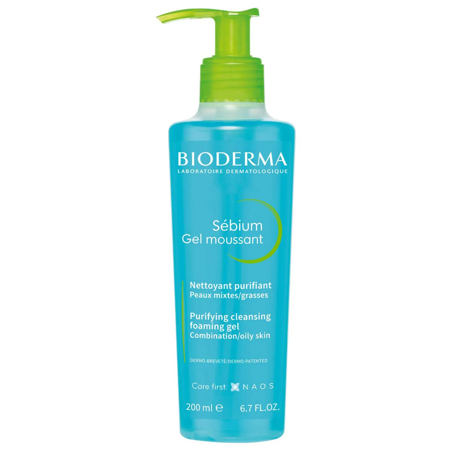 bioderma-sebium-gel-pump2-min ژل شستشوی بایودرما پوست چرب Bioderma - Image 1