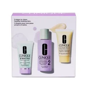 ست سه مرحله ای پوست خشک تا مختلط کلینیک Clinique