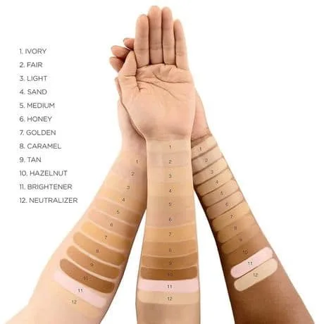 کانسیلر Instant Age Rewind میبلین Maybelline 1 Maybelline Anti Age Concealer Swatch