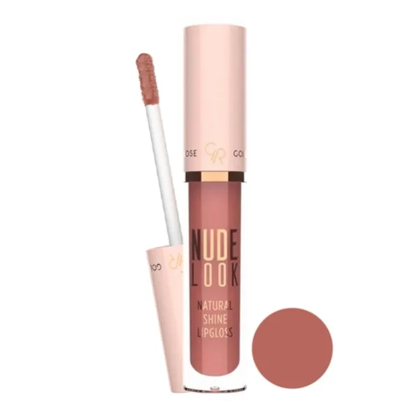 رژ لب مایع شاین نود لوک گلدن رز Golden Rose 1 رژ لب مایع شاین نود لوک گلدن رز