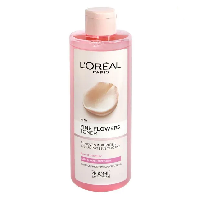 loeal-fine-flowers-toner-0-min-1024x1024 تونر لورال پوست خشک Loreal FINE FLOWERS - Image 1