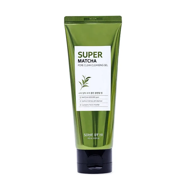 ژل شوینده ماچا سام بای می some by mi 1 some by mi super matcha pore clean cleansing gel min 1