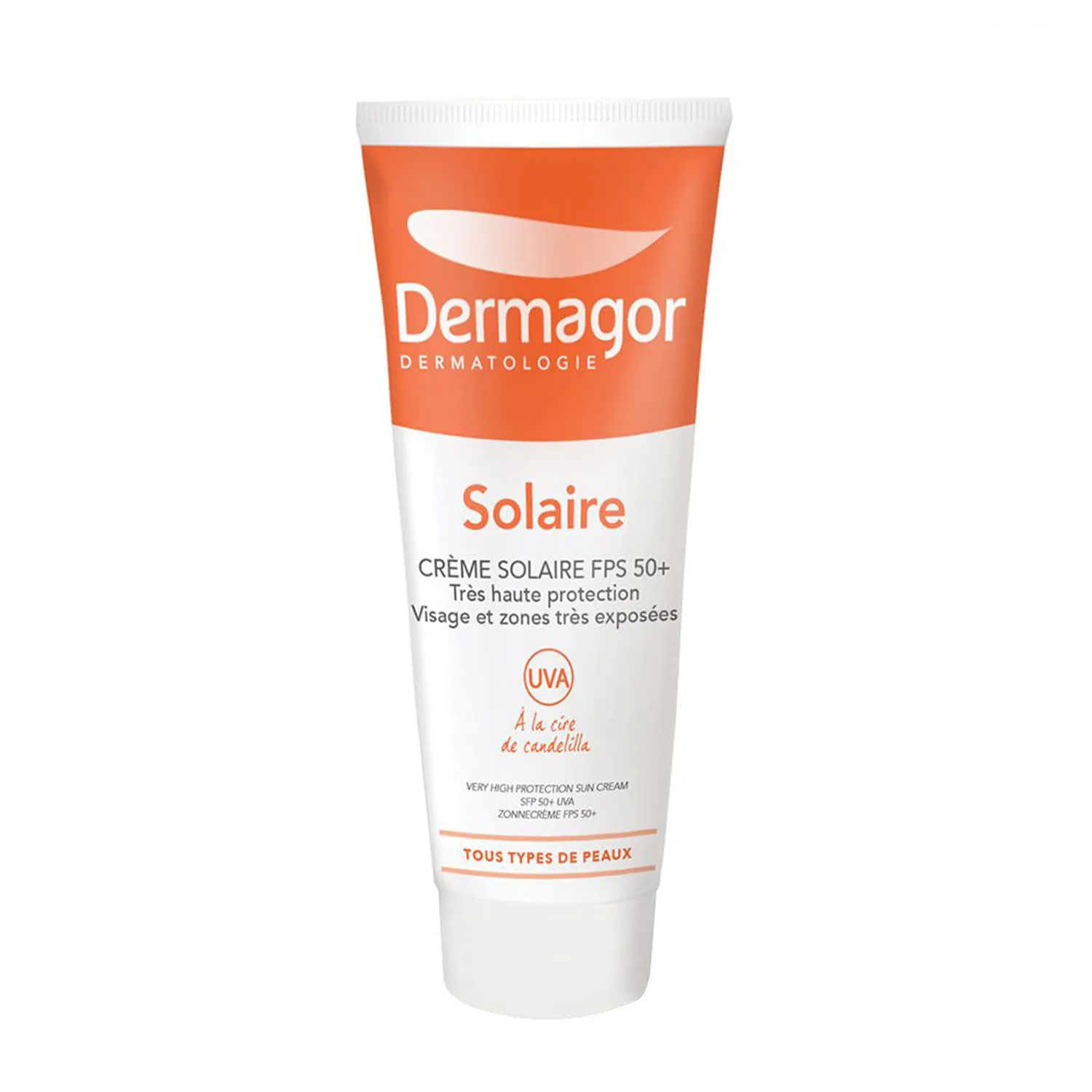 Dermagor-Solaire-SPF50-Normaltodry-min ضد آفتاب بیرنگ +SPF50 درماگور Dermagor - Image 1