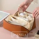 کیف لوازم آرایشی مسافرتی ضد آب شیک مدل Pillow دانلا (رنگبندی متنوع)