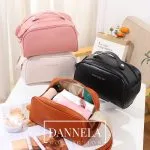 کیف لوازم آرایشی مسافرتی دو زیب مدل Zipper دانلا (رنگبندی متنوع)