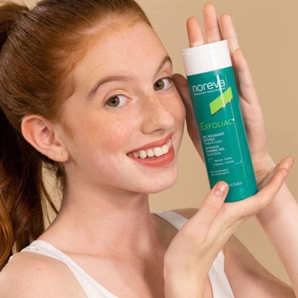 PRUDUCT 1 noreva exfoliac gel moussant intensif 1