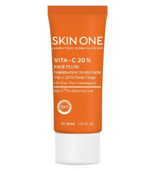 Skin-One-Vita-C-Fluid-30ml-Khanoumi-2-2024228172618411 فلویید صورت ویتامین C اسکین وان Skin one - Image 1