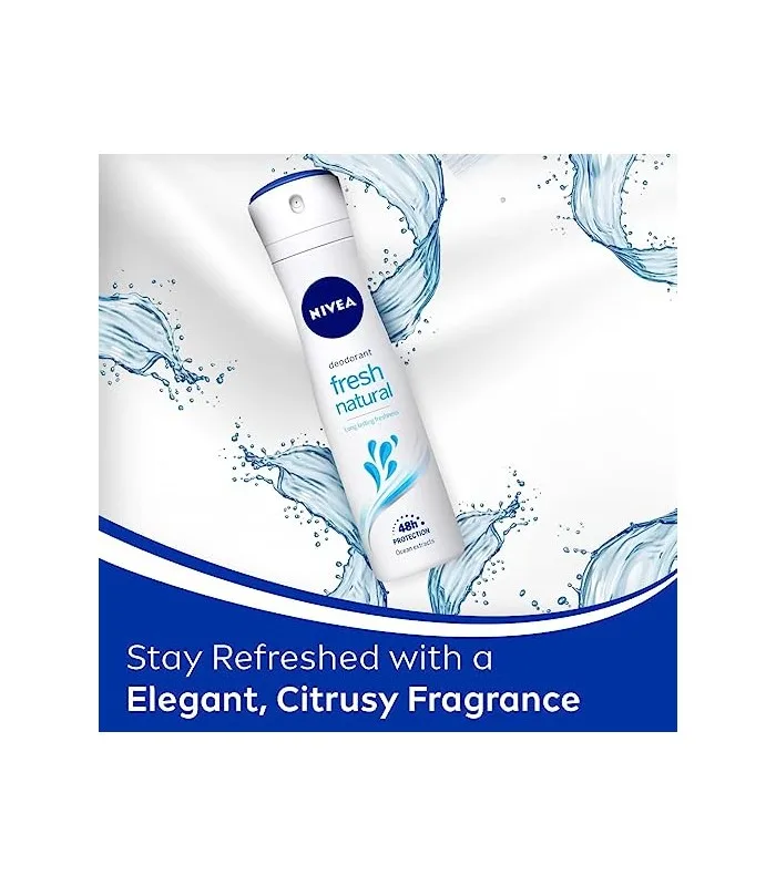 اسپری ضد تعریق زنانه نیوا Fresh Natural 1 10938 nivea fresh natural deodorant