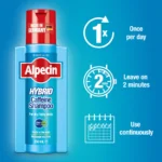 شامپو هیبرید ضدریزش کافئین آلپسین Alpecin Hybrid Caffeine Shampoo - Image 3