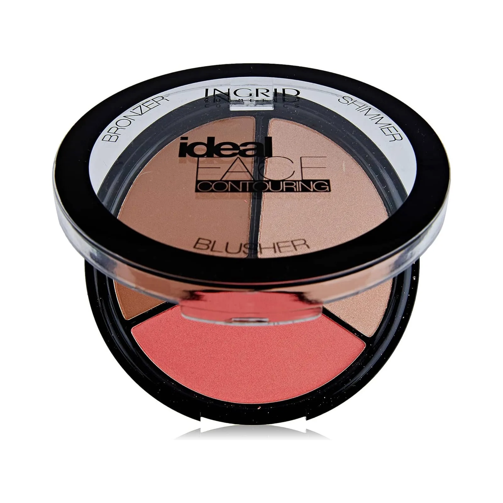 پالت ۳ کاره کانتور و رژگونه و هایلایتر اینگرید Ingrid - Image 4