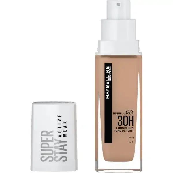 Maybelline-Superstay-Long-Lasting-Foundation-07-Classic-Nude2-1 کرم پودر میبلین Classic Nude مدل Super Stay - Image 1