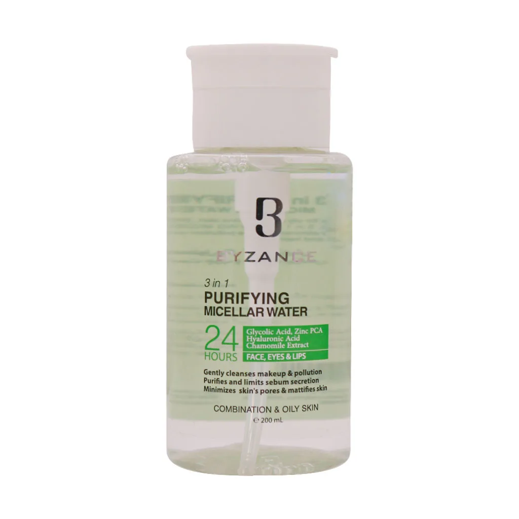 Byzance-Micellar-Water-For-Combination-And-Oily-Skin-200-ml محلول پاک کننده آرایش پوست چرب و مختلط بیزانس
