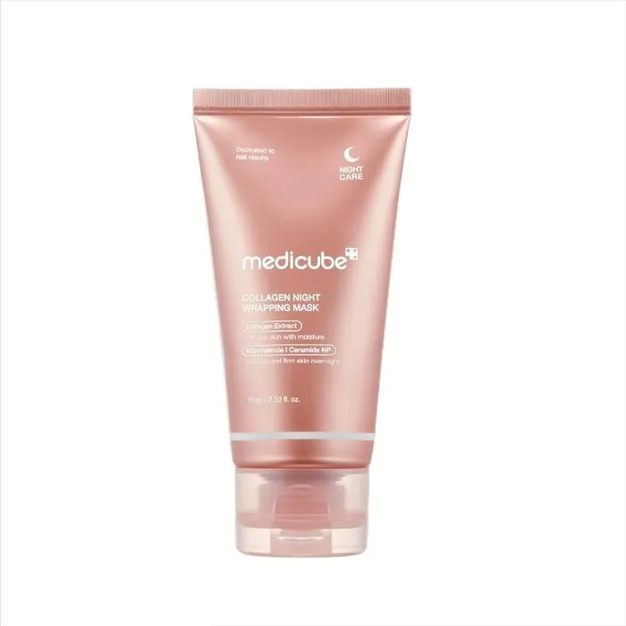 ماسک شب لایه بردار کلاژن مدی کیوب ماسک شب لایه بردار کلاژن مدی کیوب