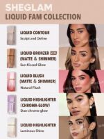 برنزر مایع مات Sun Beam رنگ Burnt Sienna شیگلم SHEGLAM - Image 9