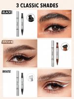 خط چشم ضد آب دو طرفه WING IT رنگ WHITE شیگلم SHEGLAM - Image 7