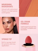 رژگونه مایع درخشان COLOR BLOOM DAYGLOW - FLOAT ON شیگلم SHEGLAM - Image 6