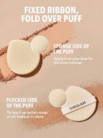 پنکک کرم پودری (پودر  پایه)  SKIN-FOCUS فول کاور - رنگ CHESTNUT شیگلم SHEGLAM - Image 5