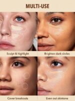 کانسیلر  PERFECT SKIN HIGH COVERAGE CONCEALER -WARM VANILLA شیگلم SHEGLAM - Image 3
