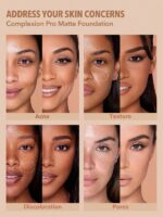 کرم پودر مخصوص پوست  رنگ  ALMOND شیگلم SHEGLAM COMPLEXION PRO با پوشش مات و ماندگاری طولانی‌ - Image 3