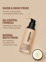 کرم پودر مخصوص پوست  رنگ EARTH شیگلم SHEGLAM COMPLEXION PRO با پوشش مات و ماندگاری طولانی‌ - Image 5