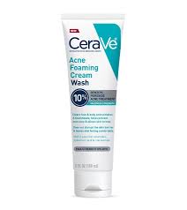فوم شستشوی ضدجوش سراوی با ۱۰% بنزوئیل پراکسید CeraVe
