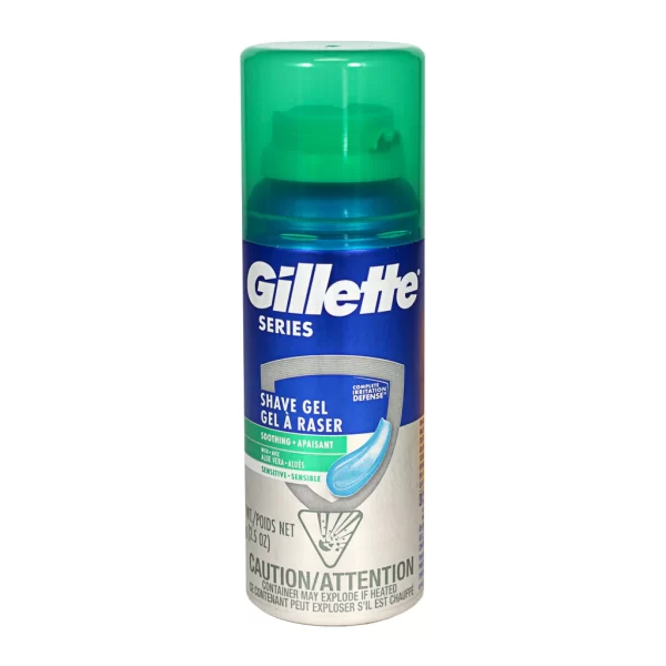 23324 Gillette Series Sensitive Skin Shave Gel 2 5oz front