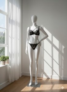 ست شورت و سوتین توری گیپوری فنردار دانلا