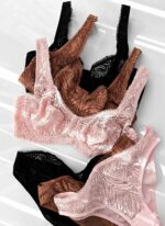 ست شورت و سوتین توری گیپوری فنردار دانلا - Image 3