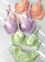 ست شورت و سوتین نخی فنردار دانلا مدل simple - Image 3