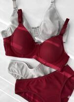 ست شورت و سوتین نخی فنردار دانلا مدل simple - Image 4