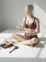 ست شورت و سوتین کاپدار نخی فنردار دانلا - Image 2