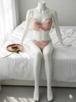 ست گیپوری فنردار دانلا رنگ گلبهی - Image 2